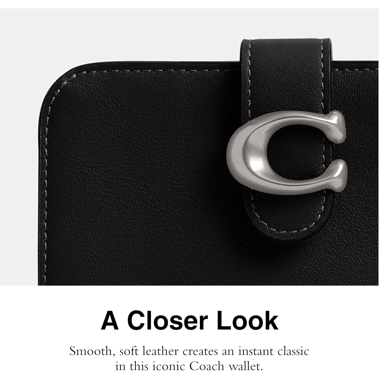 Coach Soft Grain Leather Tabby Wallet