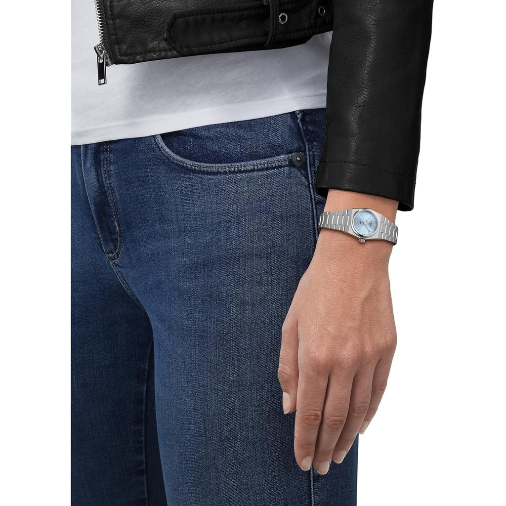 Tissot PRX Quartz 25mm, Swiss Quartz Watch for Women, Stainless Steel Case, T1370101135100