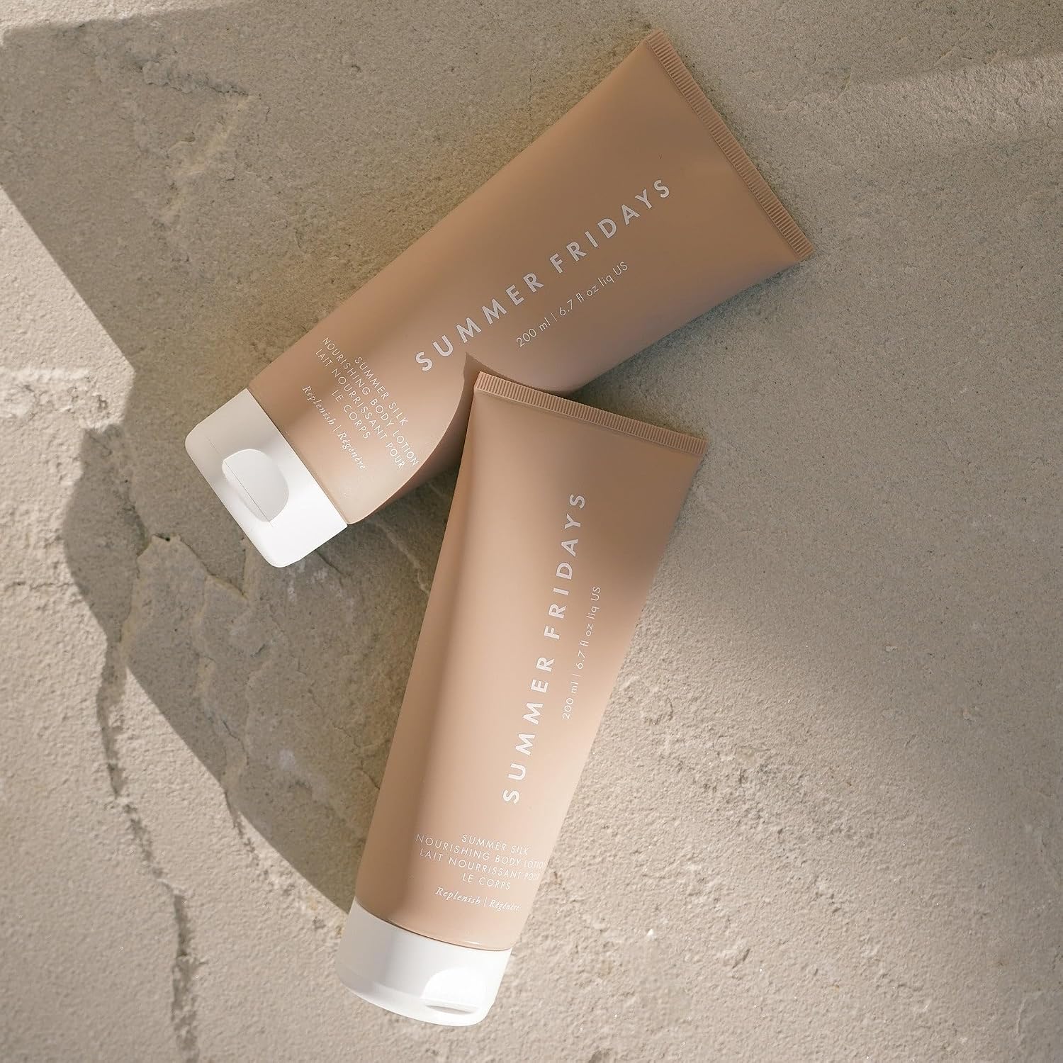 Summer Fridays Summer Silk Nourishing Body Lotion - Hydrating Body Lotion With Hyaluronic Acid, Shea Butter, Grapeseed Oil, And Cocoa Butter - Non-Greasy Moisturizer For Dry Skin (6.7 Fl Oz)