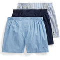 Polo Ralph Lauren Underwear Boxers Pack, 3-Pack, Classic Fit Cotton Woven Men'S Underwear, (Big & Tall Availble)