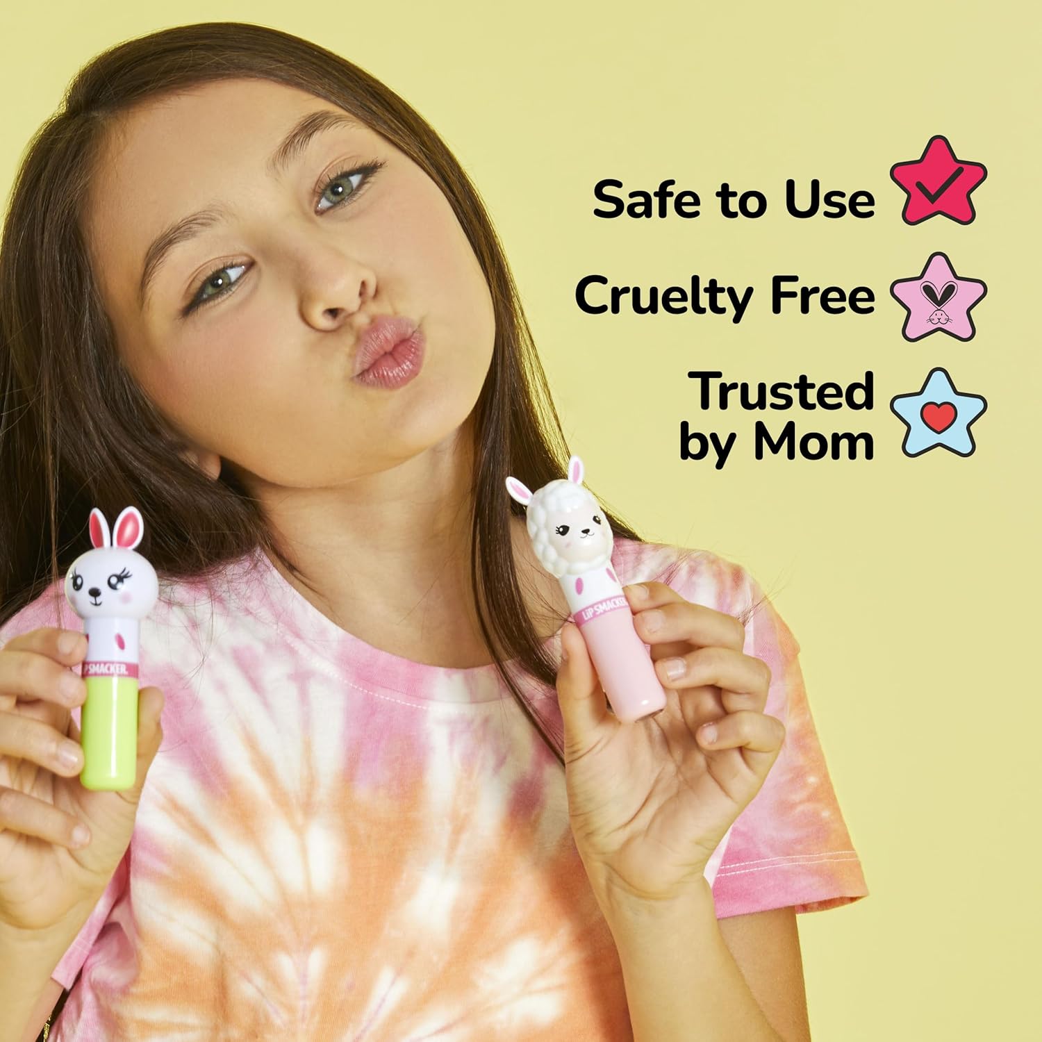 Lip Smacker Lippy Pals Unicorn, Flavored Moisturizing & Smoothing Soft Shine Lip Balm, Hydrating & Protecting Fun Tasty Flavors, Cruelty-Free & Vegan - Unicorn Magic