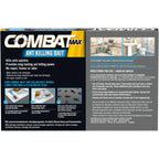 Combat Max Ant Killing Bait Stations, Indoor And Outdoor Use, 6 Count, Child-Resistant, Fast-Acting Fipronil Ant Bait, Targets Queen, Larvae & Entire Colony, No Vapor, Fumes Or Odor, Mess-Free