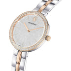 Swarovski Cosmopolitan Watch, Swiss Made, Metal Bracelet, Silver Tone, Mixed Metal Finish