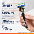 Gillette Fusion5 ProGlide Men's 5-Blade Razor Blade Refills with Precision Trimmer, 10 Count