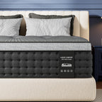 Firm Queen Mattress 14 Inch, Cooling Hybrid Mattress In A Box For Deep Sleep, Luxury Hotel-Collection Design, Enhanced Back & Hip Support, Fiberglass-Free & Certipur-Us, 365-Night Trial