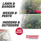 Chapin 2-Gallon Pump Sprayer, Anti-Clog For Consistent Spray