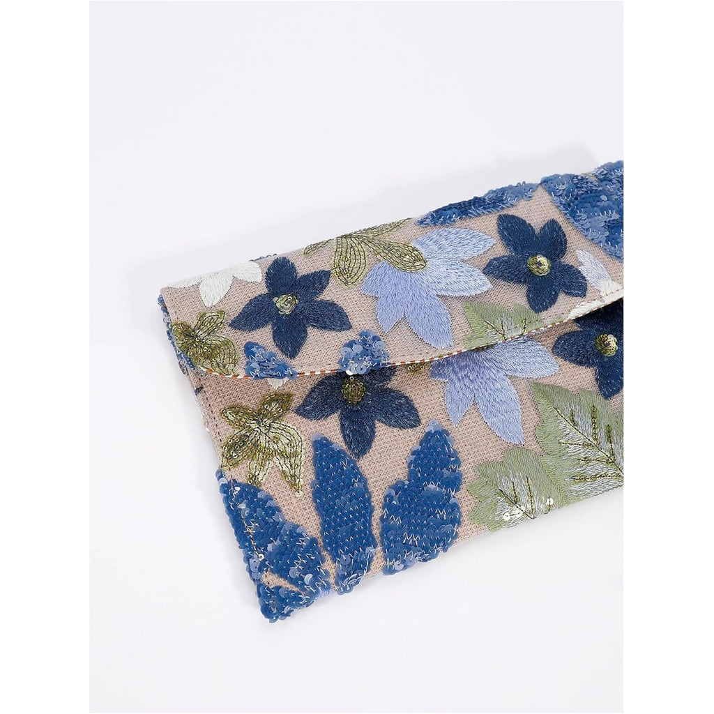 Verdusa Women's Floral Embroidery Sequin Evening Beaded Clutch Bags 2026 Party Purses