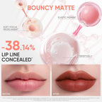 JUDYDOLL Cushion Matte Lip Cream, Hydrating Matte Lipstick with Tripeptide & Squalane, Lip Line Blurring, Velvet Lip Mud, Smudge-Proof,Long-Lasting, Non-craked (G204 Taro Haze)