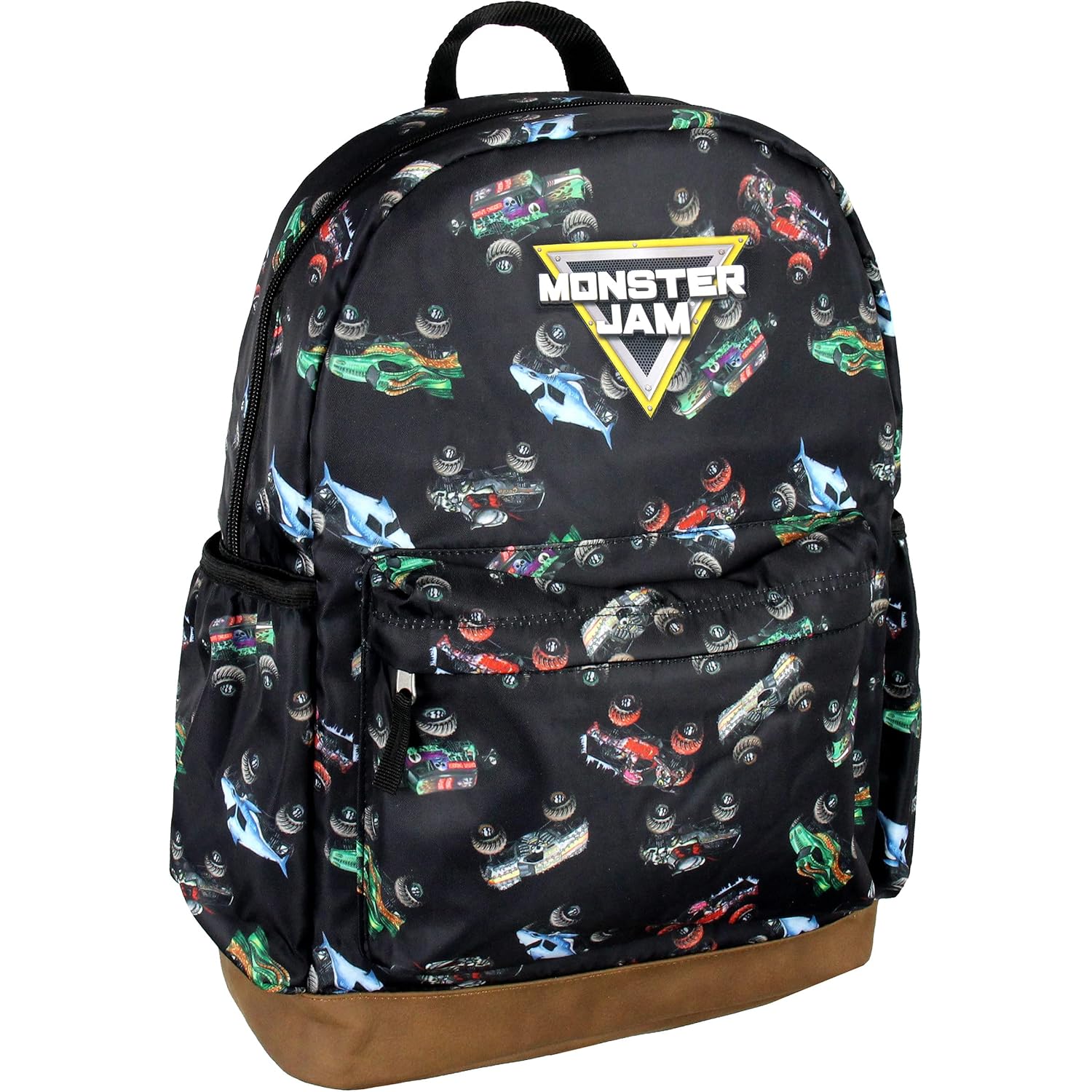 Intimo Monster Jam Trucks Dragon Zombie Grave Digger Megalodon All Over Print Backpack 16"