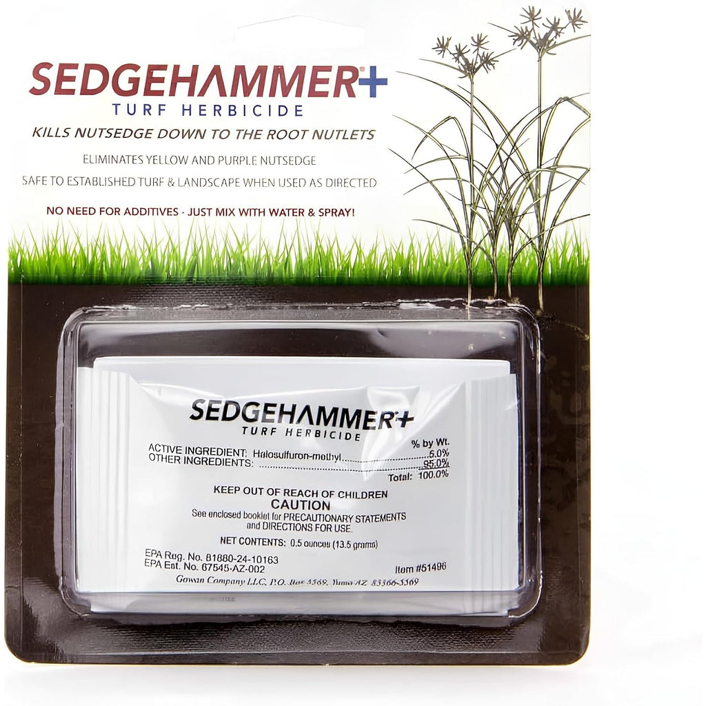 Sedgehammer Plus Turf Solution 13.5Grams – Powerful Nutsedge Control For Lawns, Golf Courses, & Sports Fields – Reliable Vegetation Management Solution