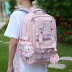 Juju Pink Kawaii Backpack - Cute Kawaii Stuff Mochila Kawaii - Cute Backpacks For Girls - Backpacks For School Girls