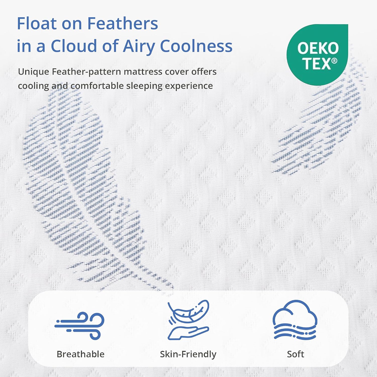 Egohome Medium Queen Mattress 12 Inch Memory Foam Mattresses Bed In A Box With Gel Foam And Removeable Fiberglass Free Cover For Cool Sleep And Back Pain Relief, Certipur-Us Certified, Blue