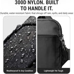 Travel Sling Bag For Men & Women - Small Water Resistant Crossbody Multipocket Chest Bag With Anti-Theft