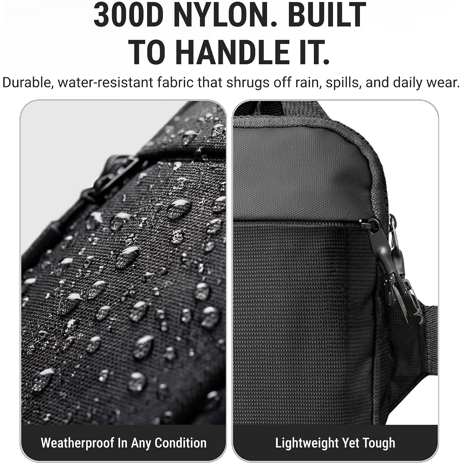 Travel Sling Bag For Men & Women - Small Water Resistant Crossbody Multipocket Chest Bag With Anti-Theft