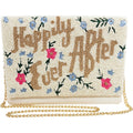 Happily Ever After Clutch Purse For Wedding Day Beaded For Bachelorette Party, Bridal Purse Bridal Shower Gifts & Engagement Gifts For Bride To Be