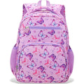 Rhcpfovr Kids Backpack For Girls - Girls Backpack 3-8 Ages Butterfly For Kids 15 Inch School Bookbag For Kindergarten Elementary School Bookbag For Girl 1St 2Nd Grade