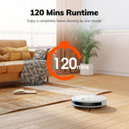 Ilife V2 Robot Vacuum Cleaner, Tangle-Free Suction | 120 Mins Runtime, Slim, Self-Charging Robotic Vacuum Cleaner, Ideal For Pet Hair And Hard Floors