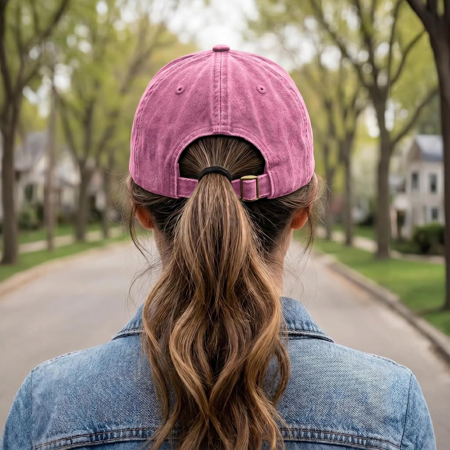 God is Good Christian Jesus Hats for Women Faith Religous Hat Adjustable Embroidered Vintage Washed Baseball Caps Pink