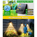 Kooper Solar Fence Lights Outdoor Waterproof 10 Pack, Solar Fence Lights With Ultra-Bright Led Lens, 10 Modes & 9 Colors Outdoor Solar Lights For Fence, Backyard, Railing, Patio, Wall, Step, Deck