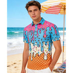 Uideazone Golf Shirts For Men Dry Fit Polo Shirt Short Sleeve Moisture Wicking Golf Polos Performance Golf Tennis Shirt