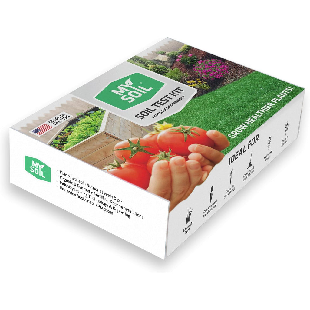 Mysoil Soil Test Kit, Unlock Your Lawn & Garden Potential, Complete & Accurate Nutrient And Ph Analysis With Recommendations Tailored To Your Soil And Plant Needs
