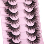Fox Eye Lashes Wispy Faux Mink Lashes Volume Fairy Cat Eye Lashes That Look Like Extensions Spiky Fake Eyelashes 20Mm Long Lash With Spikes