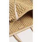Tory Burch Women'S Ella Hand-Crocheted Popcorn Large Tote