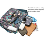Pealwel Women Shoulder Handbag Roomy Multiple Pockets Bag Ladies Crossbody Purse Tote Top Handle Satchel