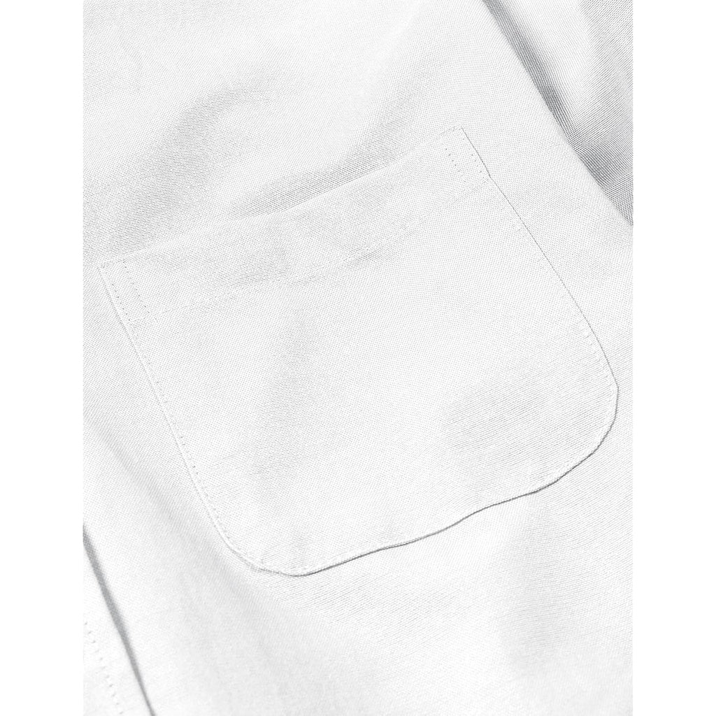 Lucmatton Men'S Lightweight Oxford Long Sleeve Button Down Shirt Business Casual Slim Fit Dress Shirts With Pocket