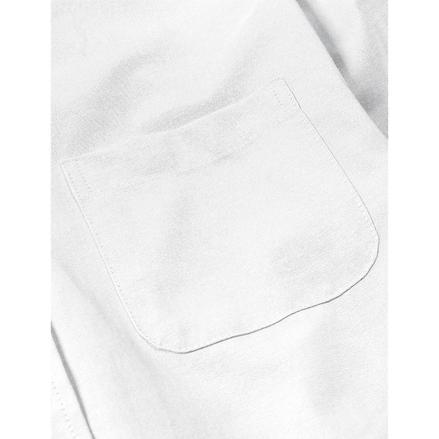 Lucmatton Men'S Lightweight Oxford Long Sleeve Button Down Shirt Business Casual Slim Fit Dress Shirts With Pocket