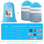 Bean Bag Filler, 10Lbs Shredded Memory Foam Filling, Bean Bag Chair Filling Stuffing, Bean Bag Refill Insert, Punching Bag Filler, Pillow Filler Stuffing For Stuffed Animals/Couch/Dog Bed/Coop
