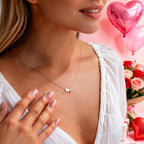 Turandoss Mothers Day Gifts for Mom Wife - Dainty 18K Gold Plated Heart Initial A-Z Pendant Necklace Trendy Jewelry Heart Necklaces Birthday Mothers Day Gifts for Women Daughter