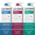 Lubriderm Daily Moisture Body Lotion + Pro-Ceramide, Body Lotion For Dry Skin, Shea Butter, Glycerin, Lightly Scented Hand Lotion, Non-Greasy 24-Hour Moisturizer, Paraben & Dye Free, 24 Fl Oz