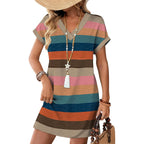 Wiholl Summer Dresses For Women Casual Tshirt Dress Midi Dresses Fashion Beach Vacation Clothes