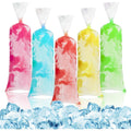 Maqihan 100 Ice Candy Plastic Bags - 4X12 Bolsas Para Bolis De Hielo Mexicanos Freeze Icepop Bags Popsicle Mold Bolsas Para Helados Caseros Popsicle Wrappers Yogurt Ice Cream Smoothie Mold Bag