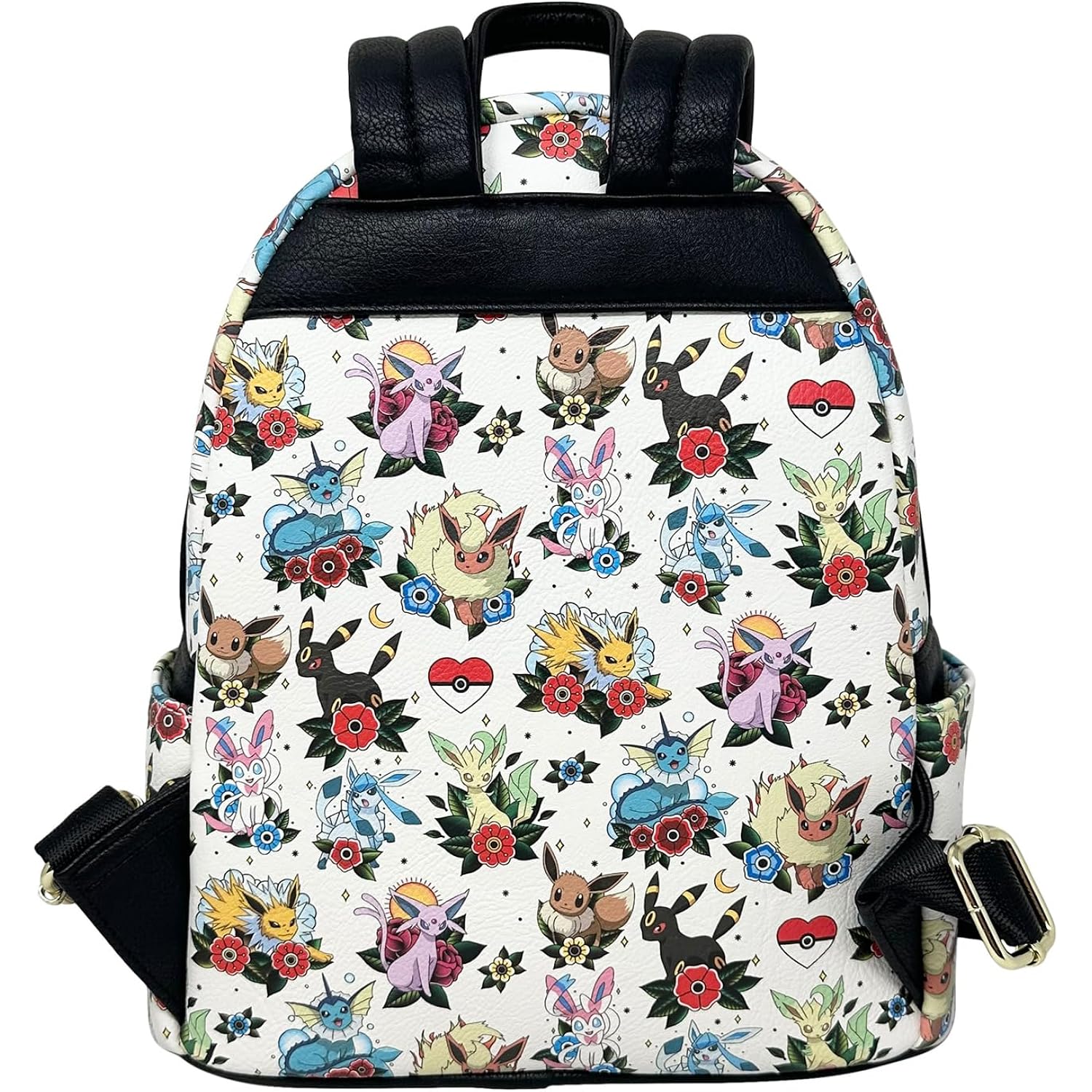 Loungefly Pokemon Eeveelutions Tattoos Print Womens Shoulder Bag Handbag Purse