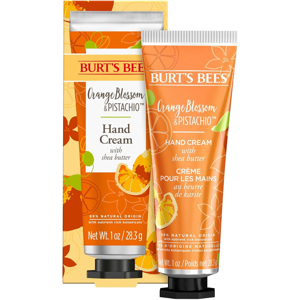 Burts Bees Orange Blossom & Pistachio Hand Cream with Shea Butter, 1 Oz (Package May Vary)
