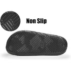 Weweya Slides For Women And Men - Bathroom Shower Shoes - Non Slip House Slippers - Lightweight Beach Sandals