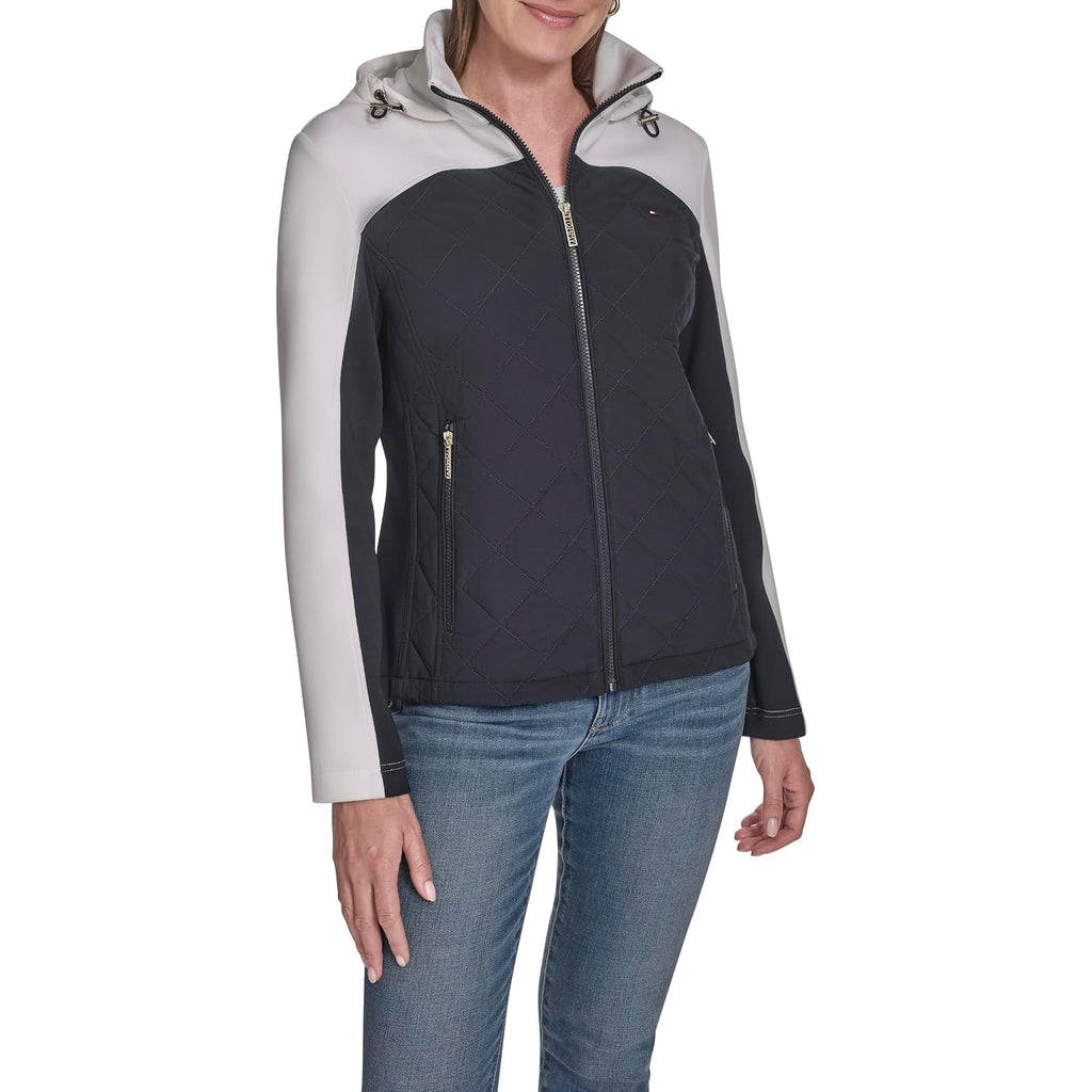 Tommy Hilfiger Women'S Quilted Scuba Outerwear