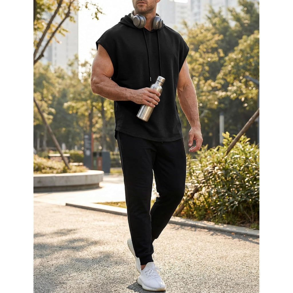 Jmierr Men'S Drawstring Hooded Shirts - Casual Loose Fit Cotton Hoodies Tee Shirt For Daily Wear
