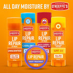 O'Keeffe'S Lip Repair Night Treatment Lip Balm For Dry, Cracked Lips - 0.25 Ounce Jar (1 Pack) - Moisturizer Extremely Cracked, Dry Lips