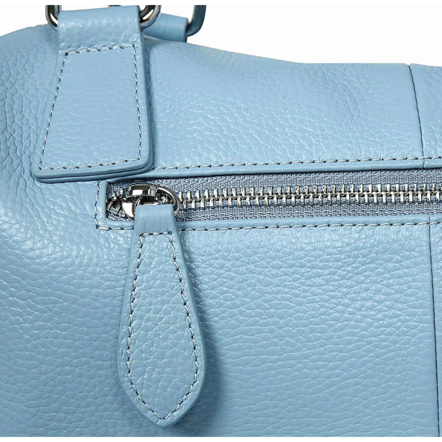 Heshe Womens Genuine Leather Purse Satchel Tote Bags Ladies Real Leather Bags Crossbody Handbags