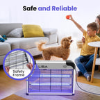 Liba Bug Zapper 2800V Indoor, With 2 Extra Replacement Bulbs | 2800V Grid Kills Flies And Mosquitoes, Removable Washable Tray, Indoor Insect Killer, Easy-To-Clean