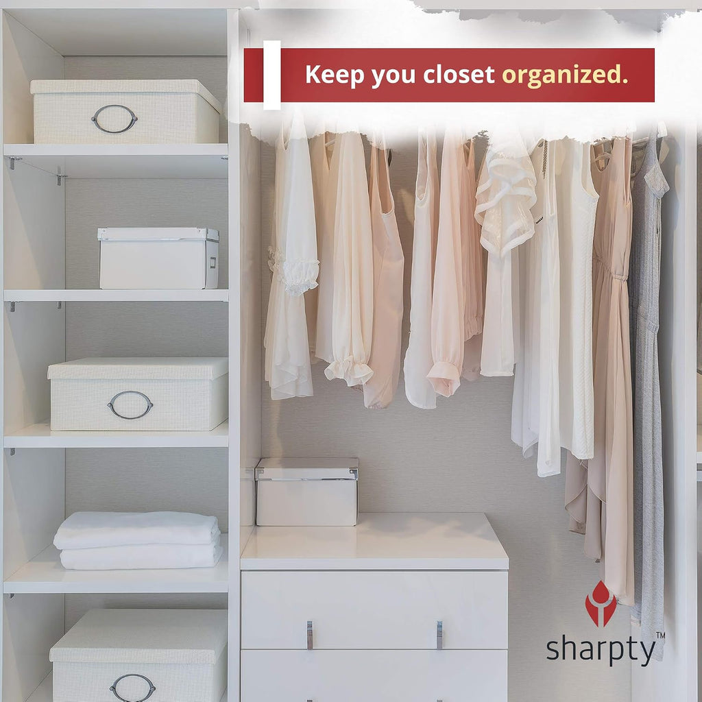 Kids Plastic Hangers, Children'S Hangers For Baby, Toddler, And Child Clothes - Everyday Standard Use - Ideal For Boys And Girls Closet, Clothing, Pants, Coats, And More - White, 20 Pack