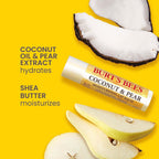 Burt'S Bees Lip Balm, Beeswax, Strawberry, Coconut And Pear, And Vanilla Bean Pack, With Responsibly Sourced Beeswax, Tint-Free, Natural Lip Treatment, 0.15 Oz., Four Tubes