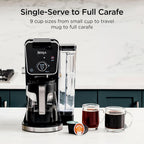Ninja Specialty Drip Coffee Maker | Dualbrew™ Pro Specialty Coffee Machine W/ Frother, Paper Filter | Brew With Pods & Grounds, K Cups Compatible | 4 Brew Styles, 13 Cup To Pot Sizes | Black, Cfp301