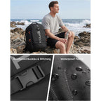 Tolaccea Travel Backpack For Men Women, 40L-50L Carry On Backpack With Wet Dry Compartment, Tsa Approved Laptop Daypack Fits 15.6", Convertible Expandable Large Rucksack Duffel Bag For Work Travel