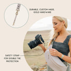 The Sidekick Camera Bag – Compact, Vegan Leather, Hands-Free Crossbody with Protective Suede Interior, Brown