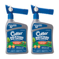 Cutter Backyard Bug Control Spray Concentrate (2 Pack), Kills Mosquitoes, Fleas & Listed Ants, 32 Fl Ounce