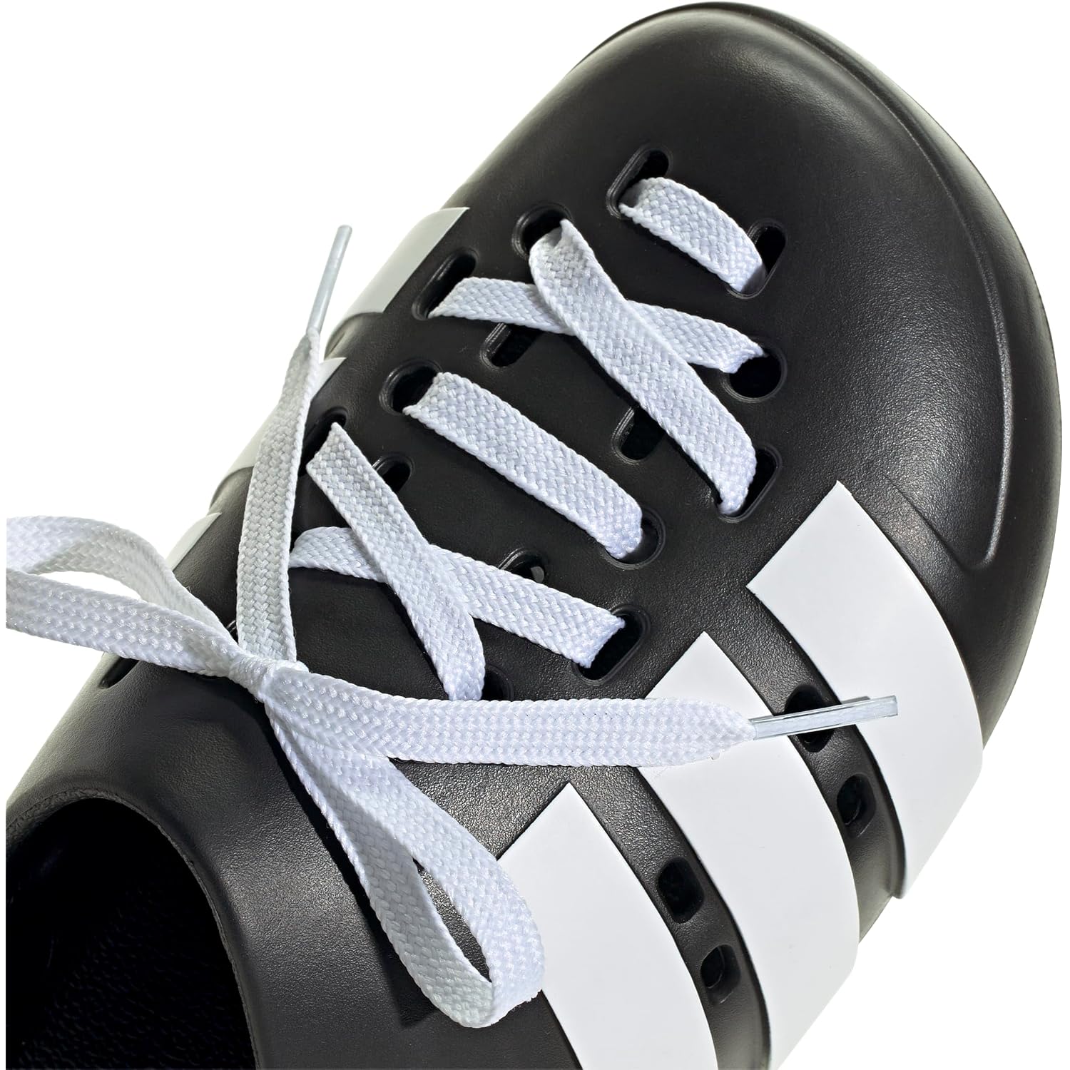 Adidas Unisex-Adult Adilette Clog 2.0, Black/White/Black, 11